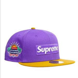 NEW Supreme x New Era SS22 2-Tone Box Logo Spring Training Hat (2022)